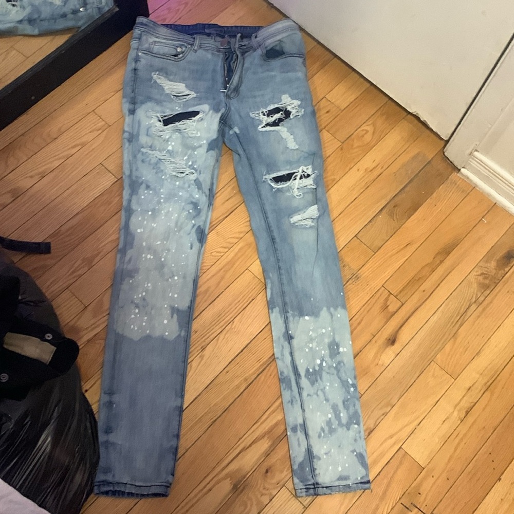 Skinny blue jeans from fashion nova
